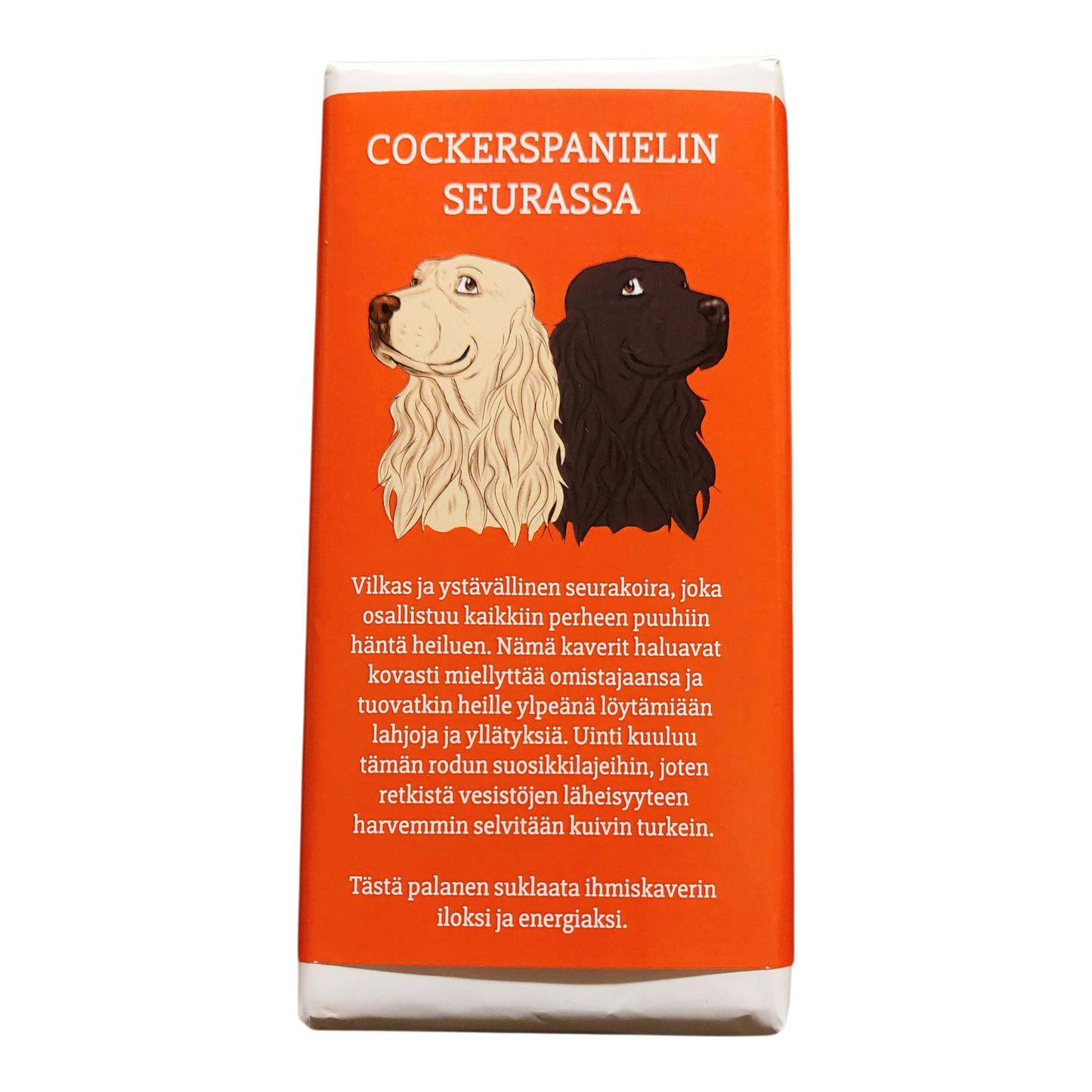 Cockerspanielin seurassa -suklaa 100g