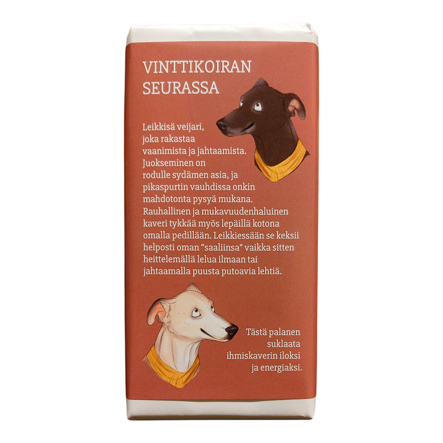 Vinttikoiran seurassa -suklaa 100g