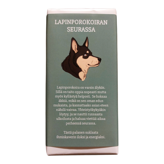 Lapinporokoiran seurassa -suklaa 100g