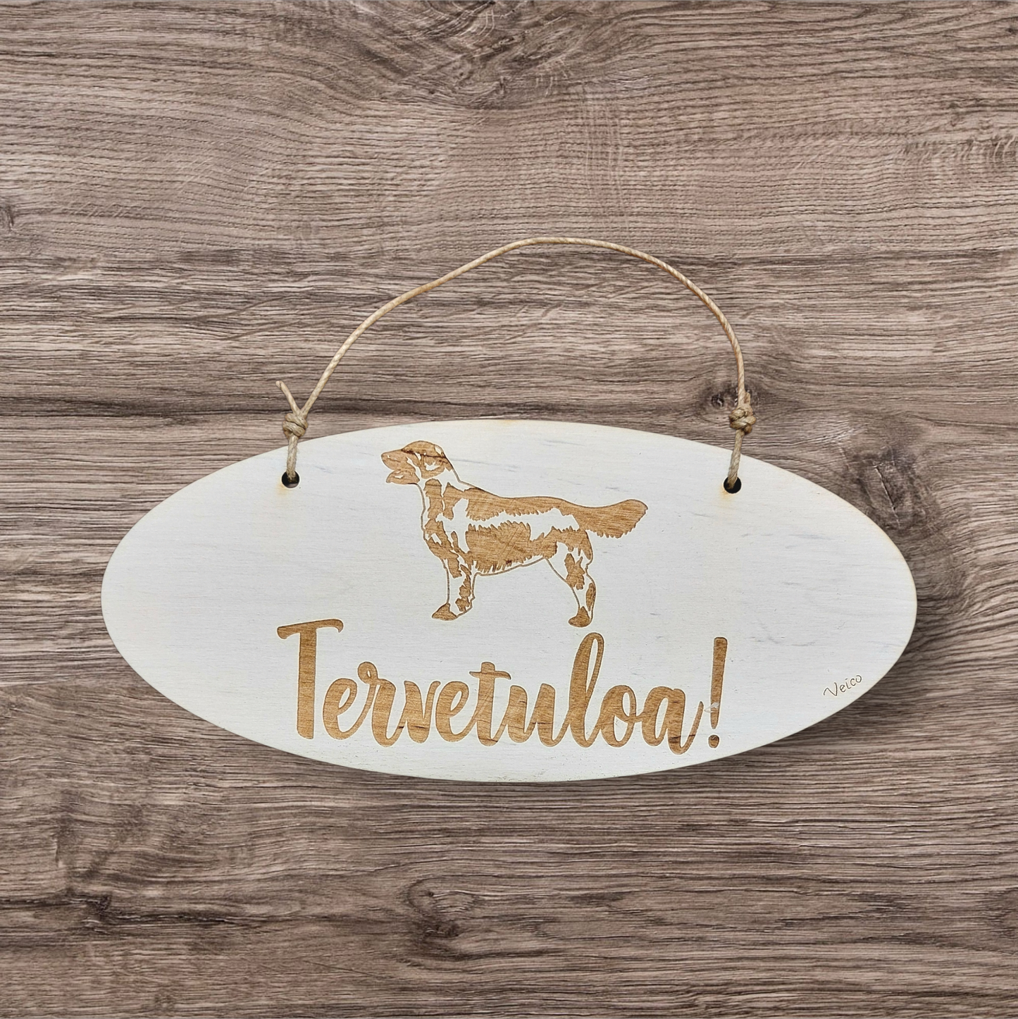 Sileäkarvainen noutaja -oviopaste