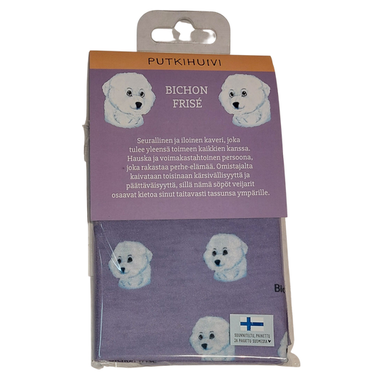 Bichon frisé -putkihuivi