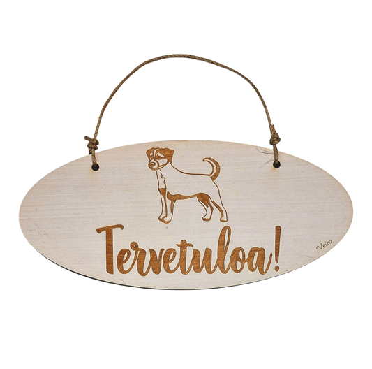 Jackrusselinterrieri -oviopaste