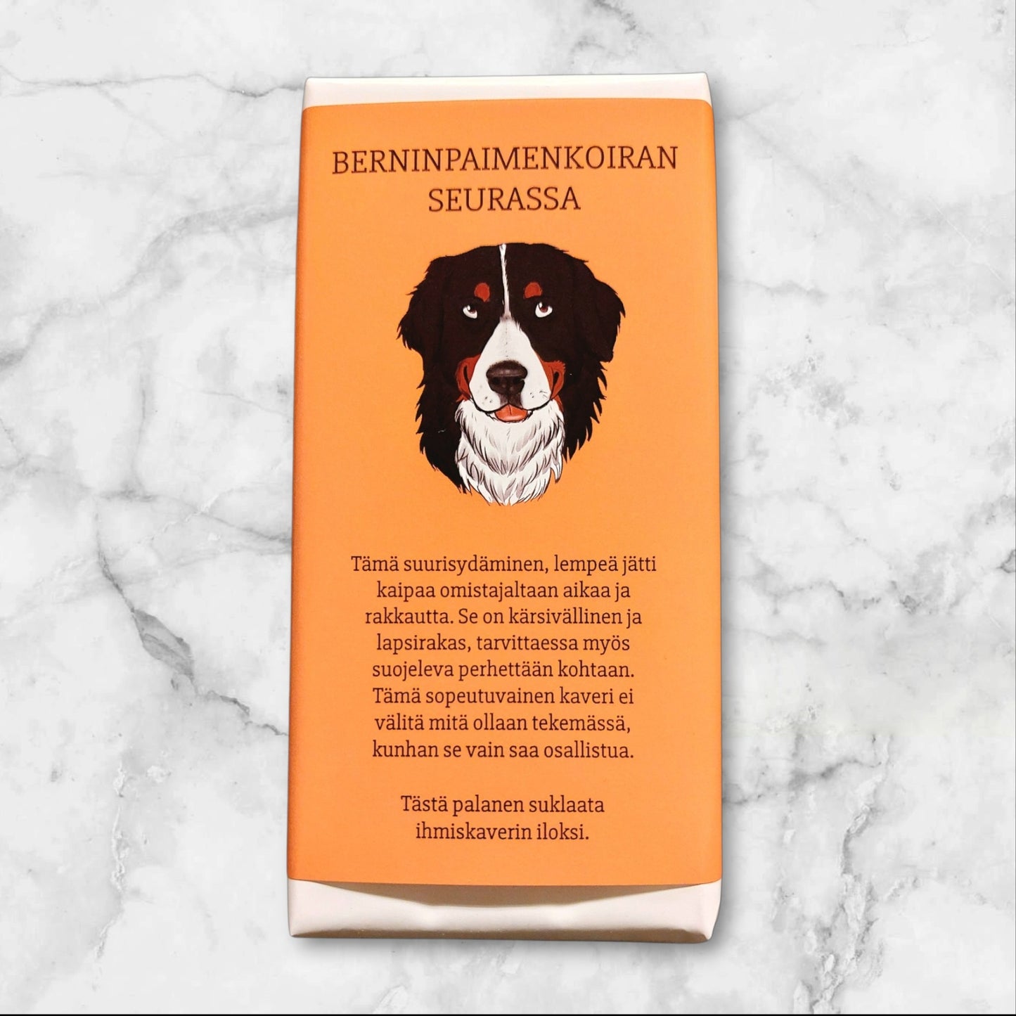 Berninpaimenkoiran seurassa -suklaa 100g