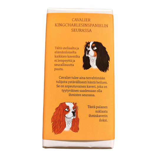 Cavalier Kingcharlesinspanielin seurassa -suklaa 100g