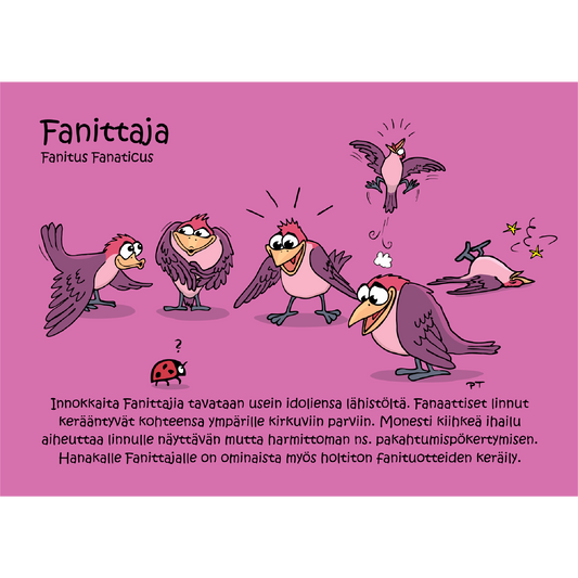 Fanittaja (Fanitus Fanaticus) -postikortti