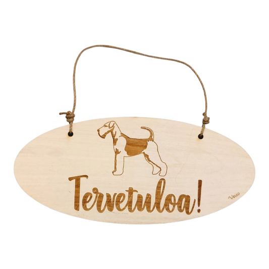 Airedalenterrieri -oviopaste