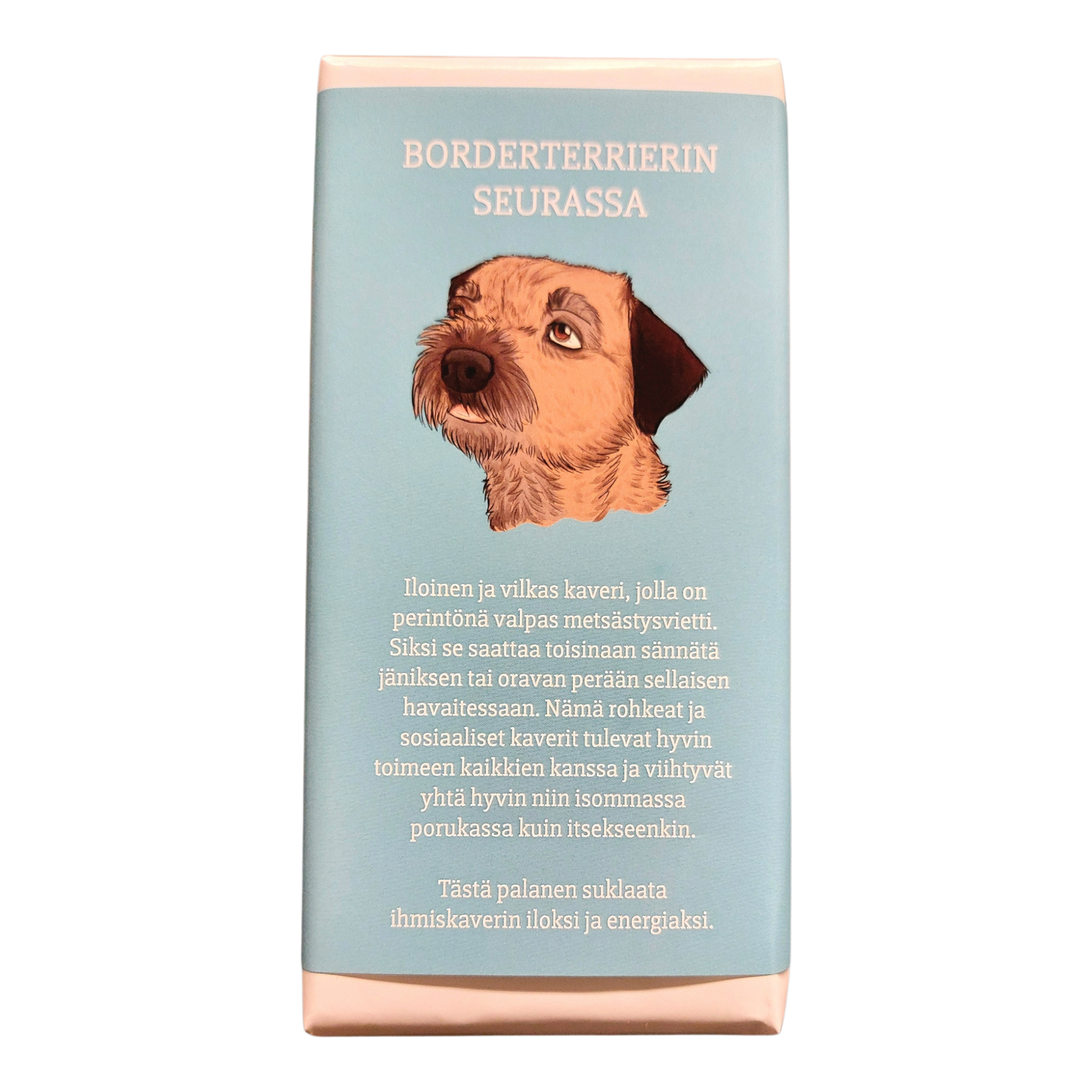 Borderterrierin seurassa -suklaa 100g