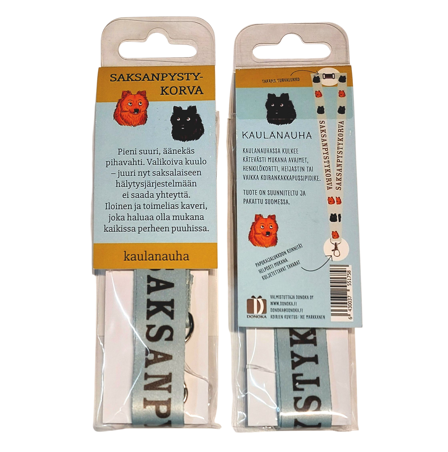 Saksanpystykorva -kaulanauha