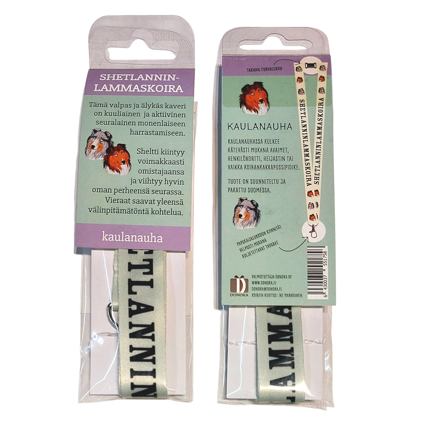 Shetlanninlammaskoira -kaulanauha