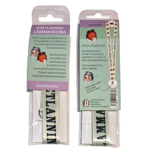 Shetlanninlammaskoira -kaulanauha