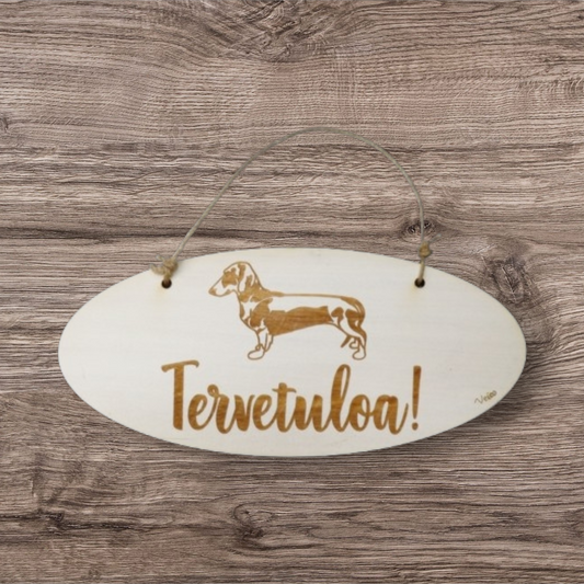 Mäyräkoira lyhytkarvainen -oviopaste