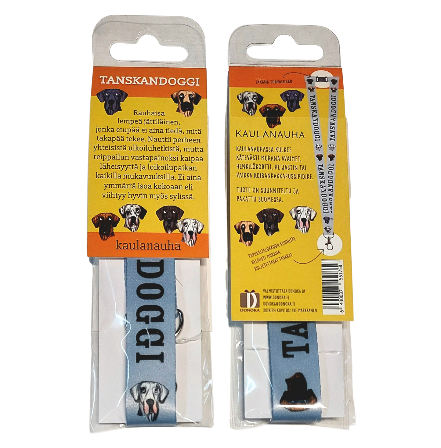 Tanskandoggi -kaulanauha