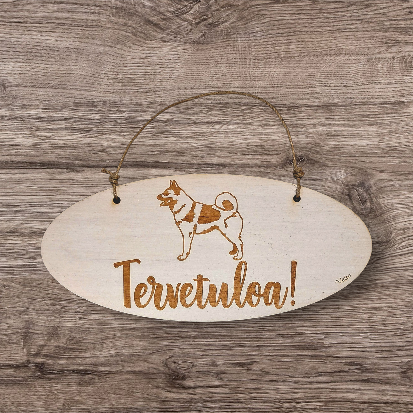 Harmaa Norjanhirvikoira -oviopaste