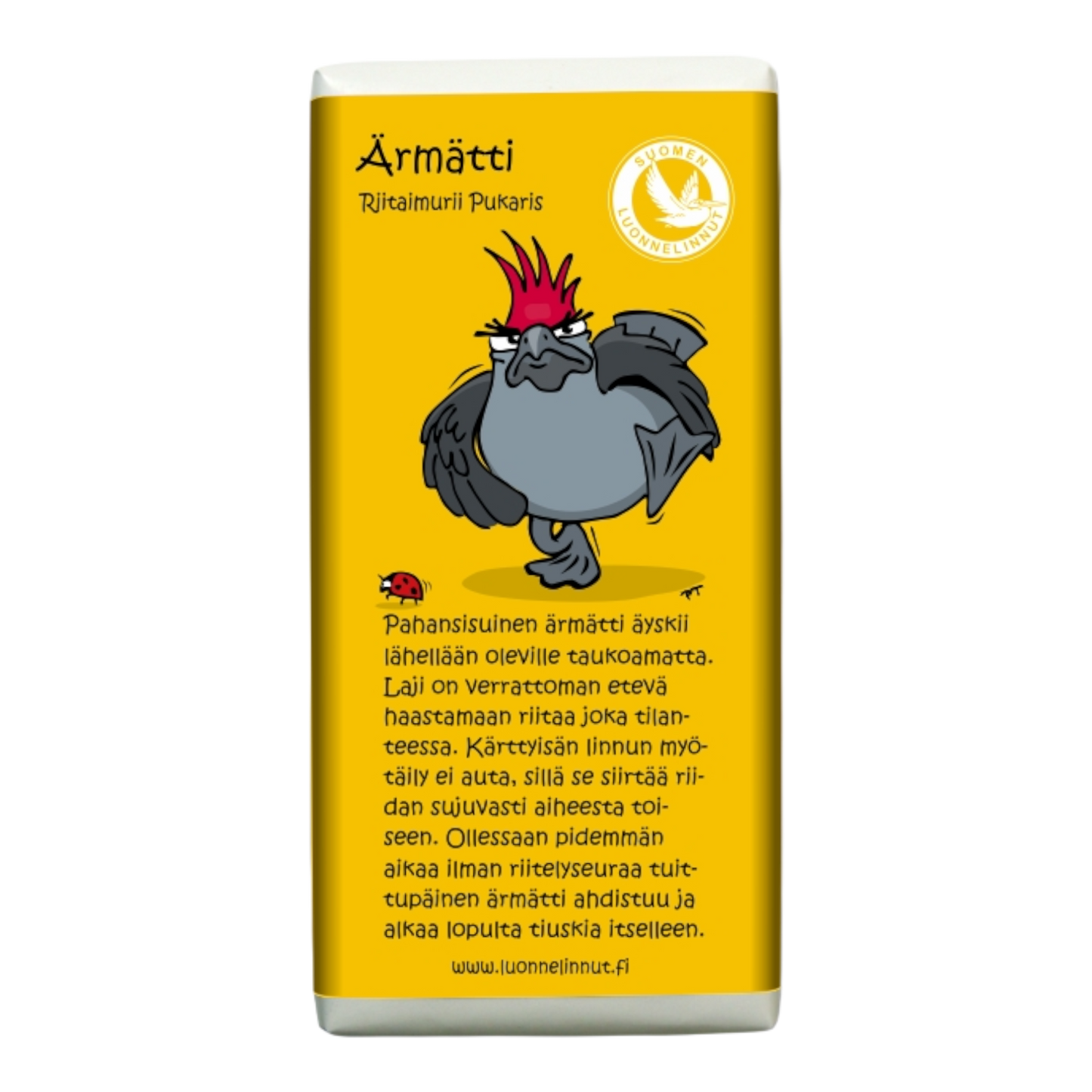 Ärmätti (Riitaimurii pukaris) -suklaa 100g