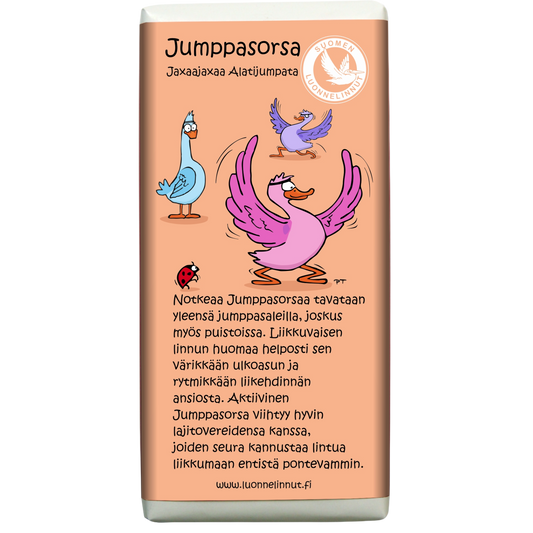 Jumppasorsa (Jaxaajaxaa Alatijumpata) -suklaa 100g