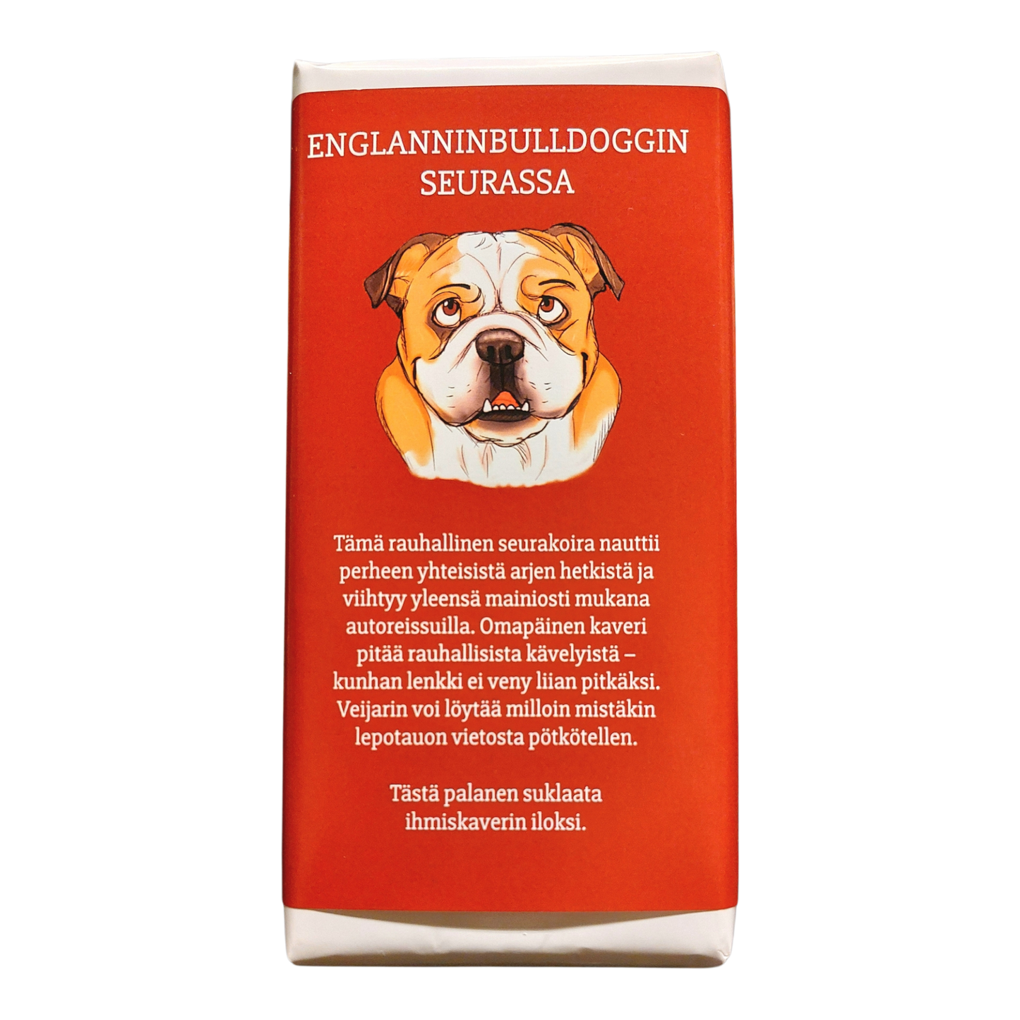 Englanninbulldoggin seurassa -suklaa 100g
