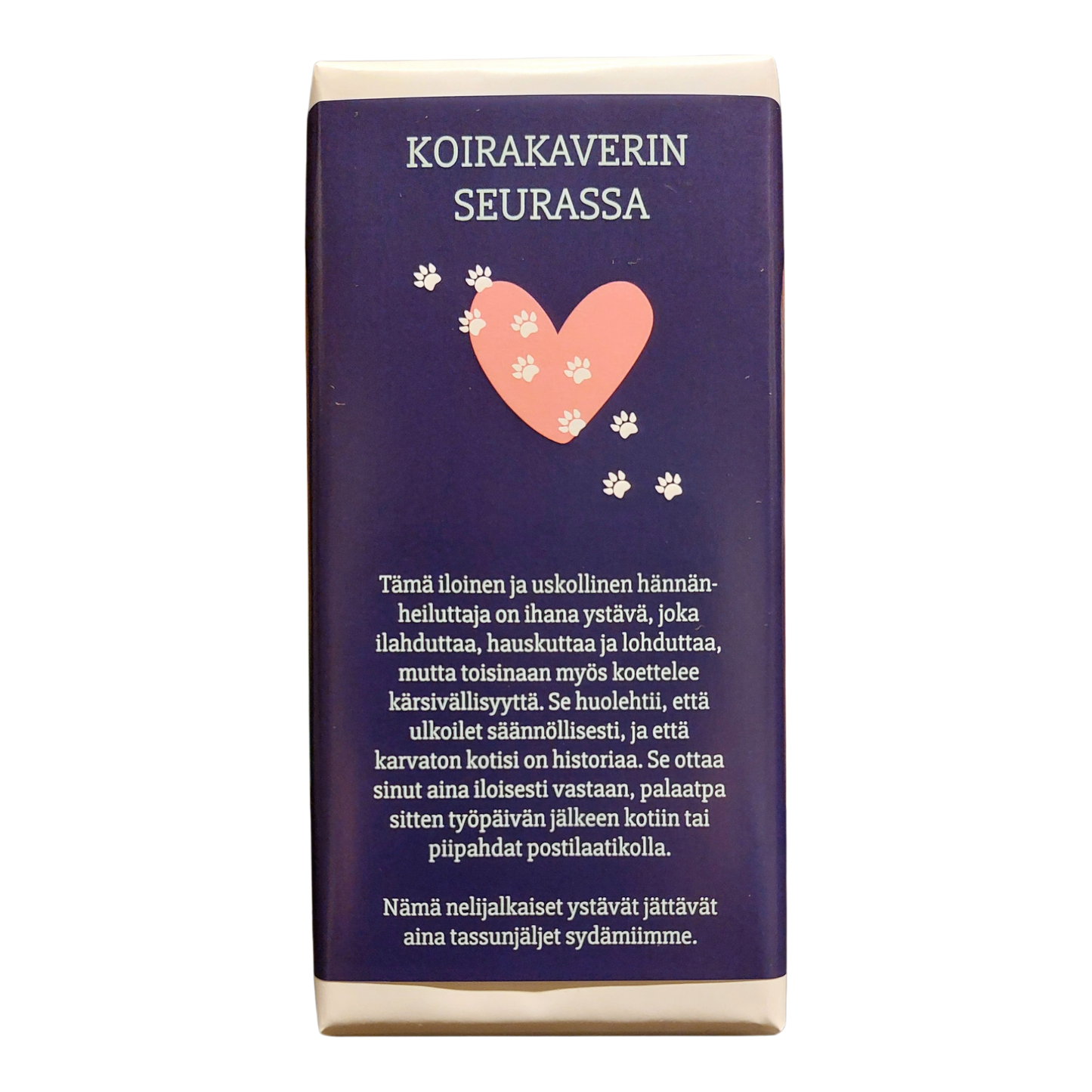 Koirakaverin seurassa -suklaa 100g