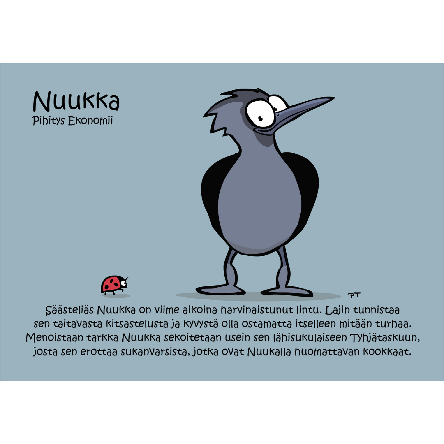 Nuukka (Pihitys Ekonomii) -postikortti