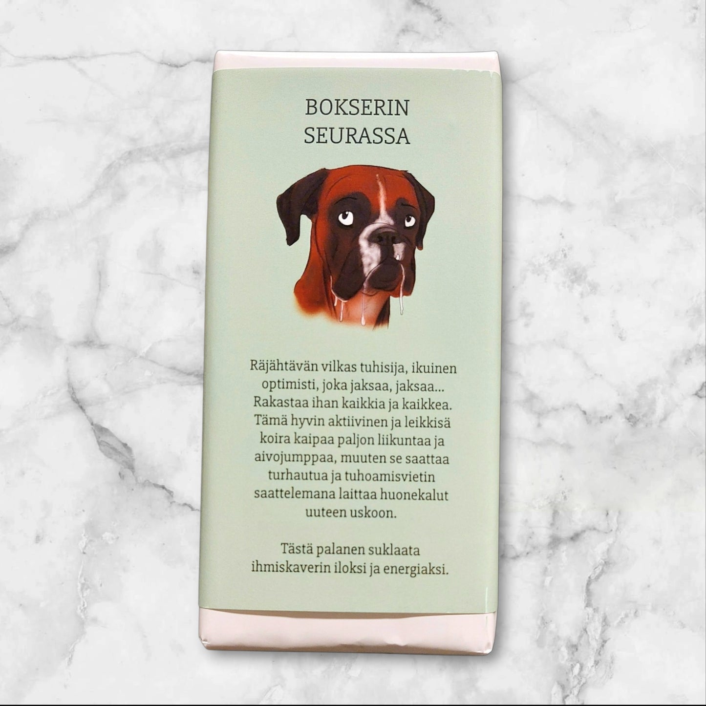 Bokserin seurassa -suklaa 100g
