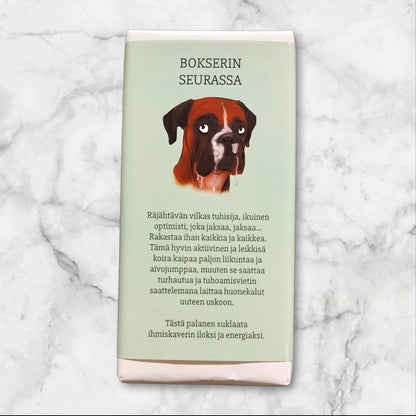 Bokserin seurassa -suklaa 100g