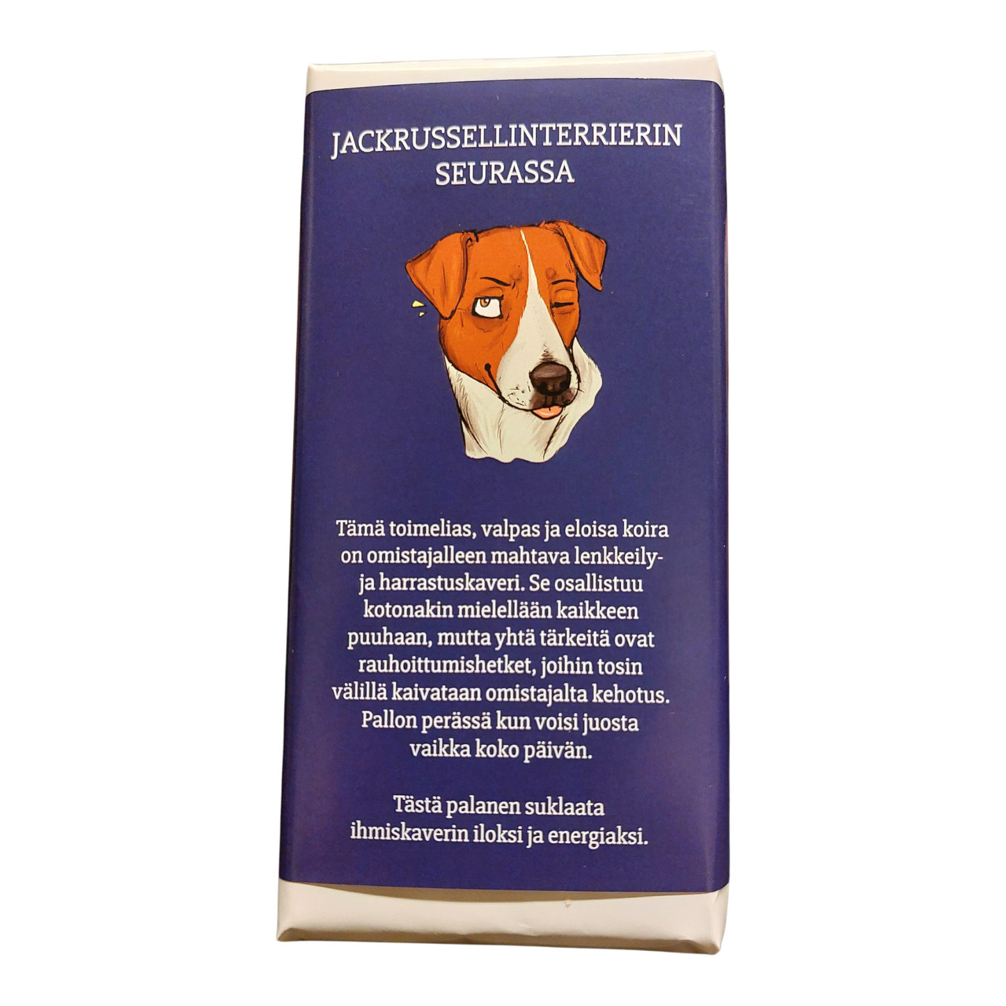 Jackrusselinterrierin seurassa -suklaa 100g