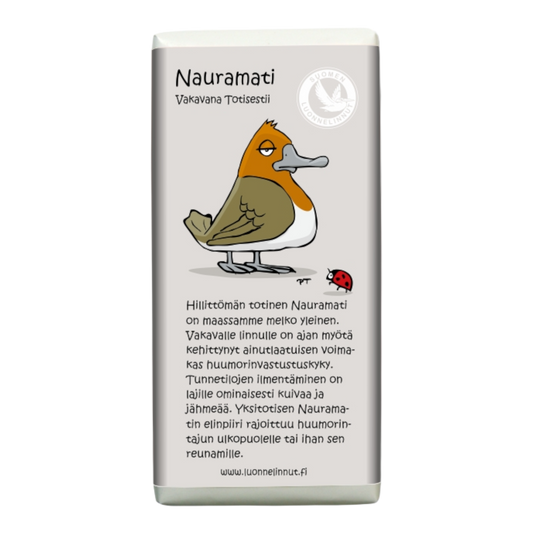 Nauramati (Vakavana totisestii) -suklaa 100 g