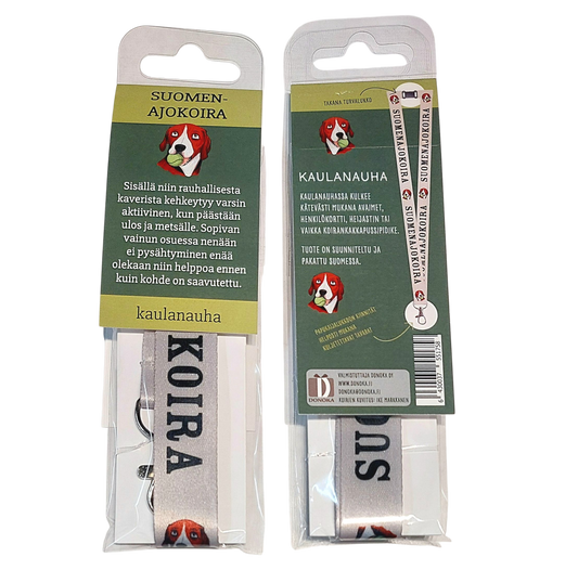 Suomenajokoira -kaulanauha