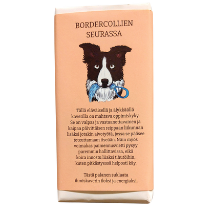 Bordercollien seurassa -suklaa 100g