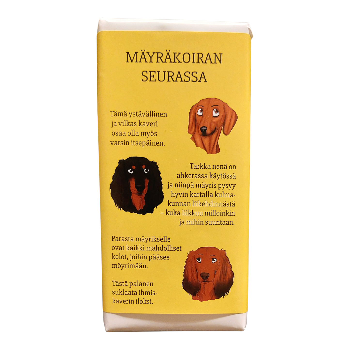 Mäyräkoiran seurassa -suklaa 100g