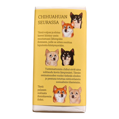 Chihuahuan seurassa -suklaa 100g
