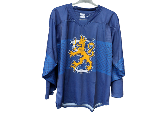 Suomi -pelipaita sininen