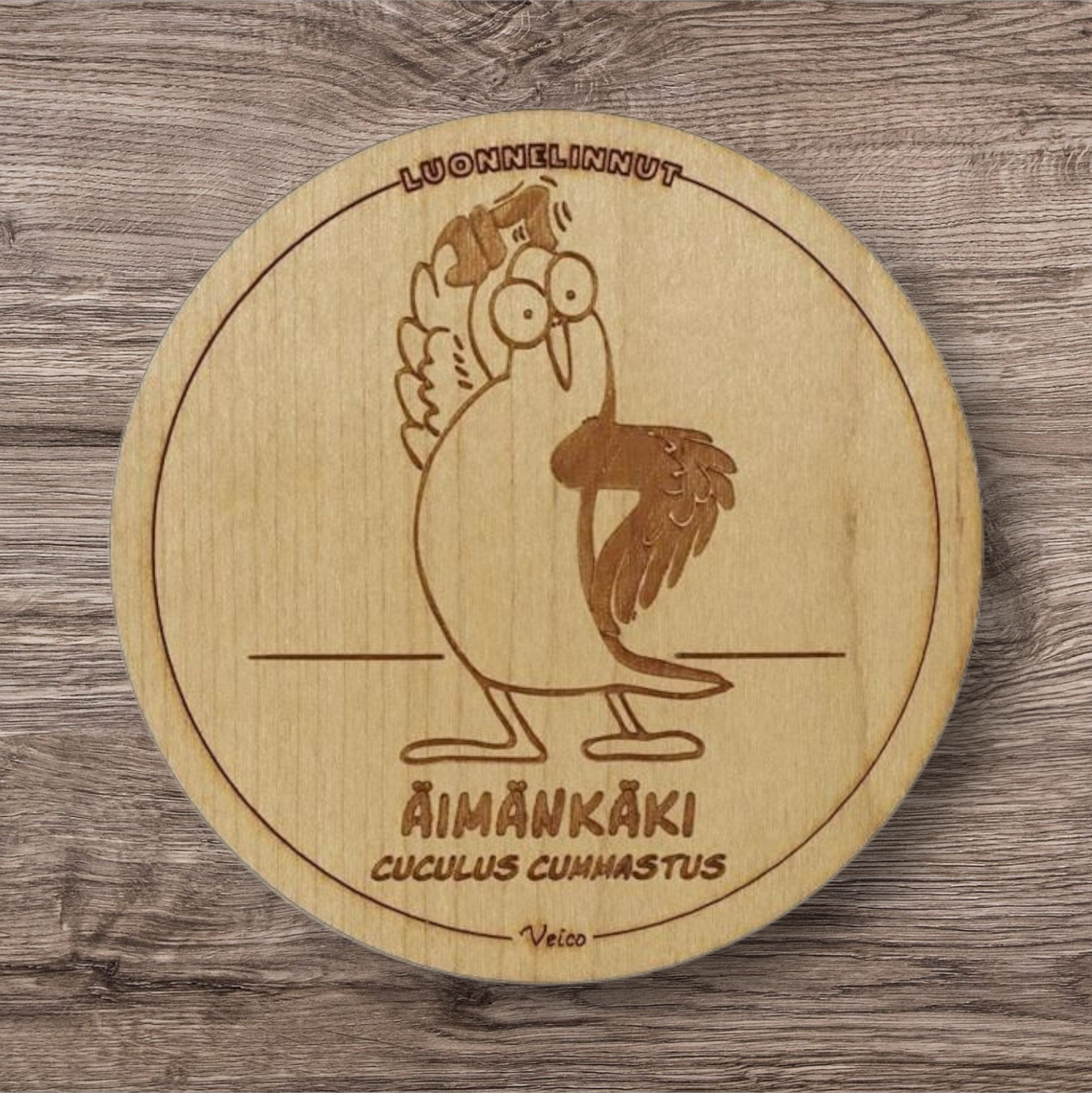 Äimänkäki (Cuculus cummastus) -alunen