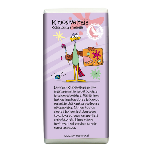 Kirjosiveltäjä (Koloristina siveltelis) -suklaa 100g