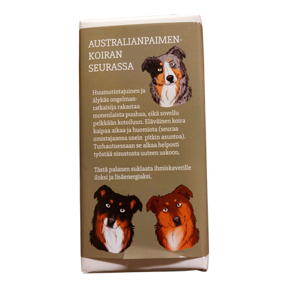 Australianpaimenkoiran seurassa -suklaa 100g