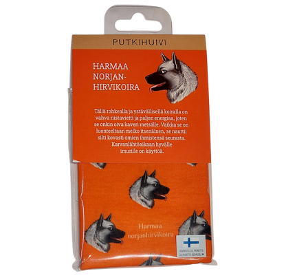 Harmaa Norjanhirvikoira -putkihuivi