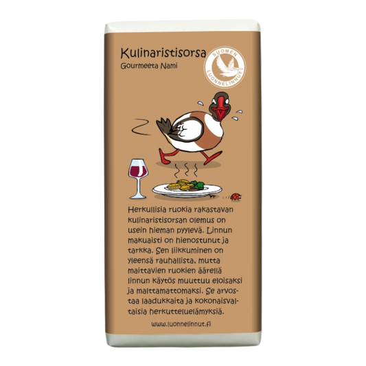 Kulinaristisorsa (Gourmeeta nami) -suklaa 100g
