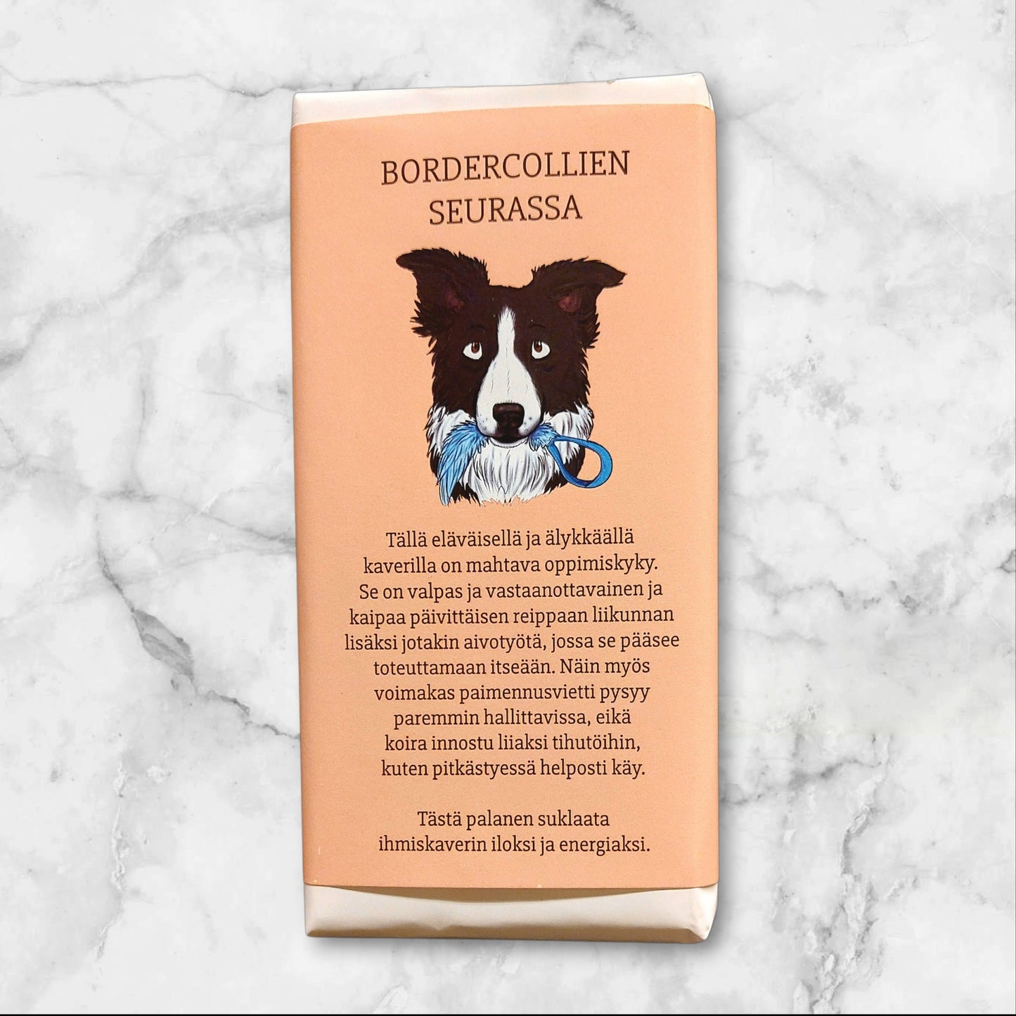 Bordercollien seurassa -suklaa 100g
