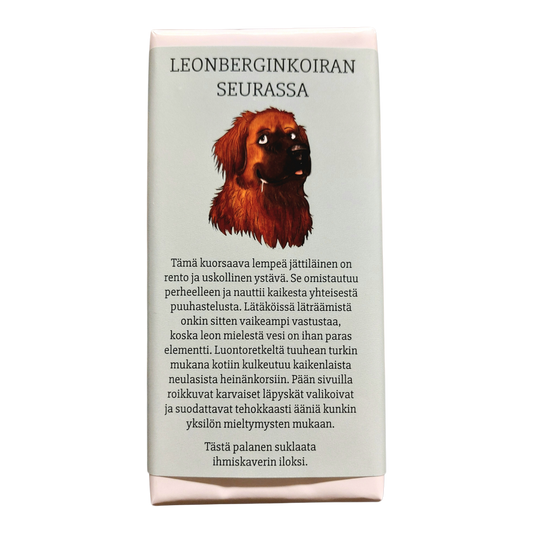 Leonberginkoiran seurassa -suklaa 100g