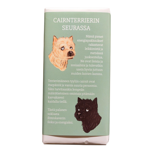 Cairnterrierin seurassa -suklaa 100g