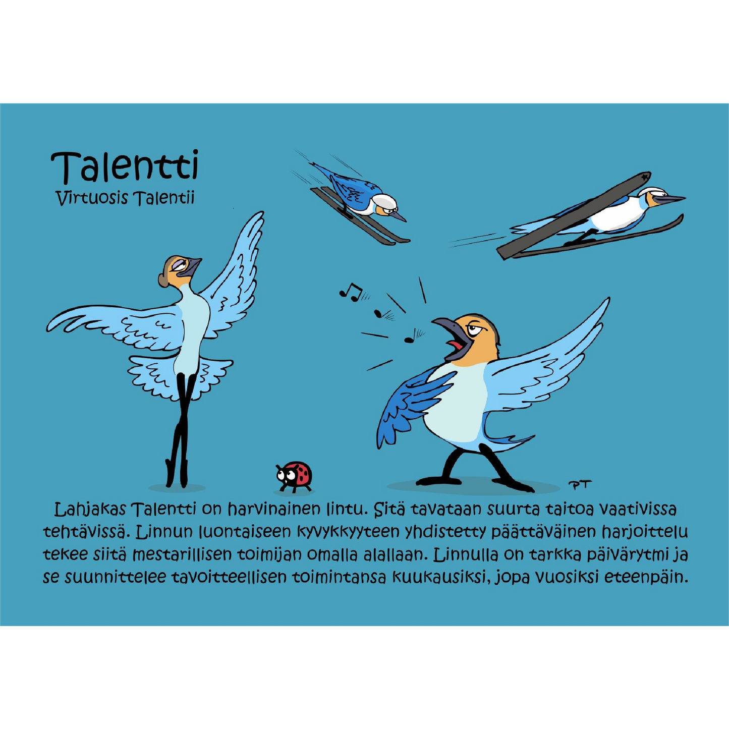 Talentti (Virtuosis Talentii) -postikortti
