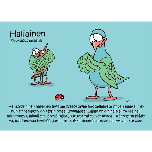 Haliainen (Empaticus Jaxuhali) -postikortti