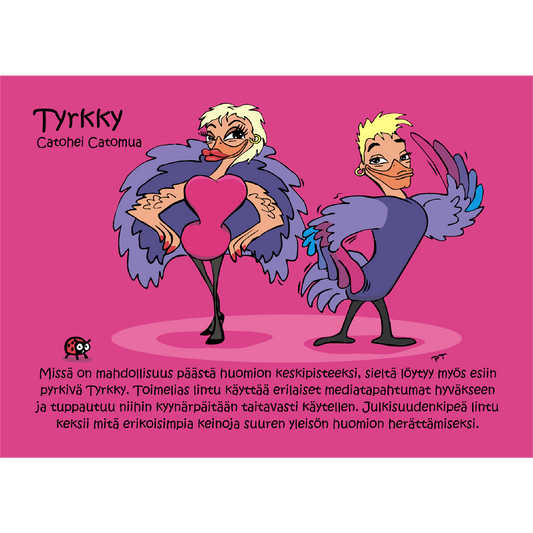 Tyrkky (Catohei Catomua) -postikortti