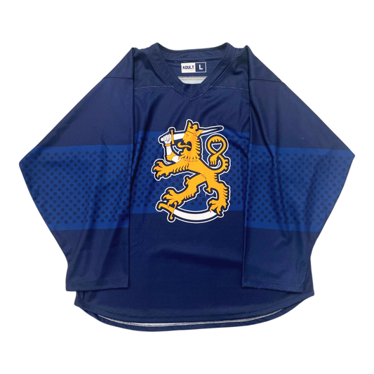 Suomi -pelipaita sininen