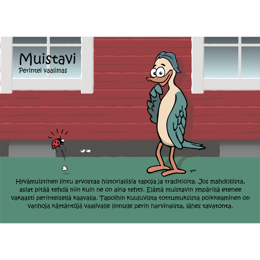 Muistavi (Perintei vaalimas) -postikortti