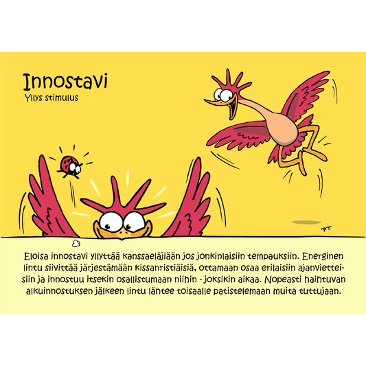 Innostavi (Yllys Stimulus) -postikortti