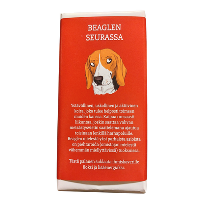 Beaglen seurassa -suklaa 100g
