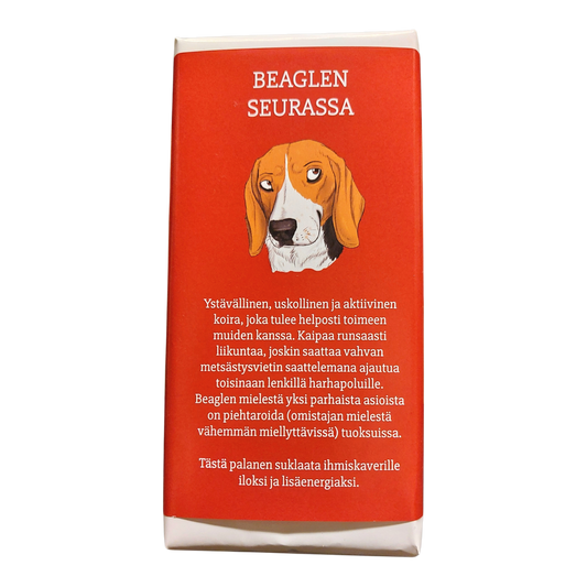Beaglen seurassa -suklaa 100g