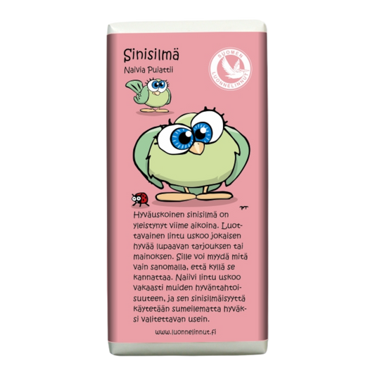 Sinisilmä (Naivia puiattii) -suklaa 100g