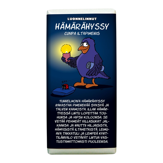 Hämärähyssy (Cunpa Iltapimenis) -suklaa 100g