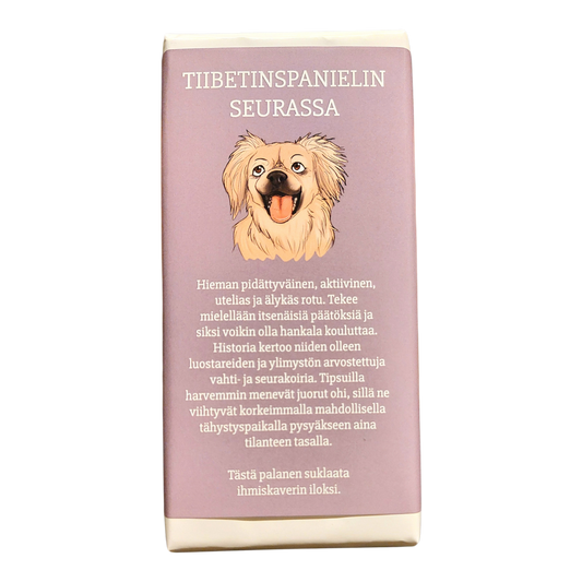 Tiibetinspanielin seurassa -suklaa 100g
